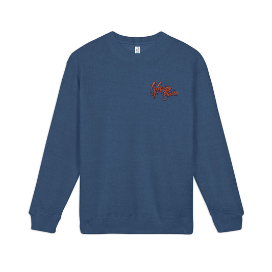 Vervida Shield Embroidered Crewneck Sweatshirt - Cozy Unisex Pullover, Perfect for Fall, Casual Wear, Gift Idea, Coastal Vibes